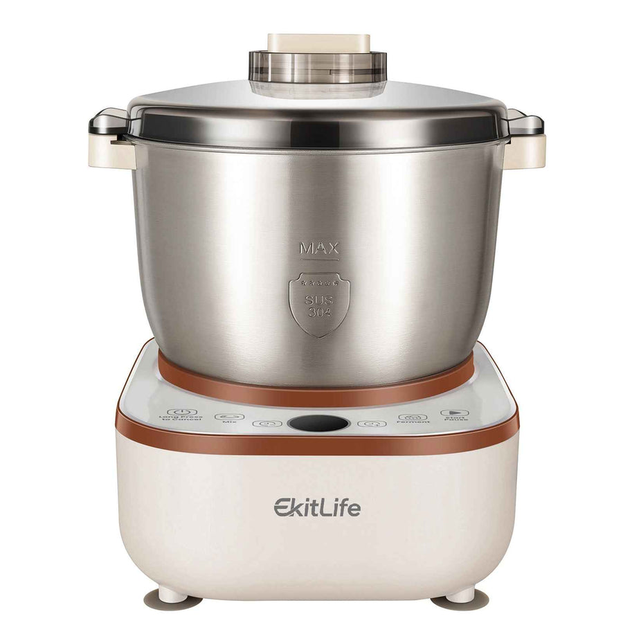 EkitLife 7.4Qt Electric Dough Maker with stainless steel mixing bowl